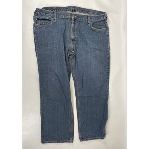 Carhartt Relaxed Fit Straight Leg Jeans Mens Size 42x30 Blue